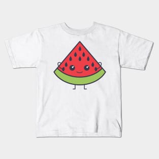 Kawaii Watermelon Kids T-Shirt